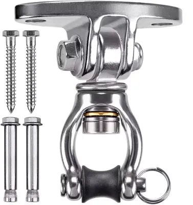 Image de Solidchoice - Support de sac de frappe avec une capacité de 760 kg et une fonction de rotation