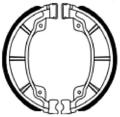 Produktbild von FERODO Bremsbackensatz Trommelbremse für SYM MOTORCYCLES FIDDLE FSB964