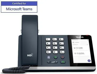 Zdjęcie produktu dla Yealink MP50 for Microsoft Teams, IP Phone, Szary, Zestaw słuchawkowy przewodowy, Biurko, Linux, Microsoft Teams