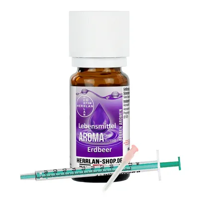 Produktbild von Lebensmittelaroma - Erdbeer - 10 ml - HERRLAN-Qualität - Germany