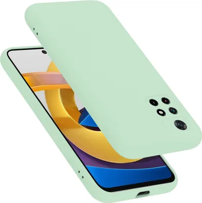 Produktbild von Cadorabo Schutzhülle für Xiaomi POCO M4 PRO 5G Hülle in Grün Handyhülle Case Cover TPU Etui