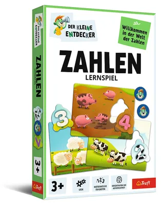 Productafbeelding van Trefl Getallen – Leerzaam spel voor kinderen vanaf 3 jaar, om getallen te leren