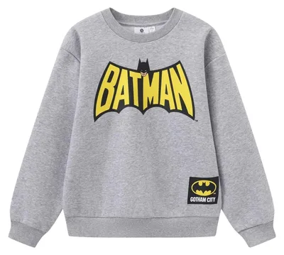 Produktbild von Batman - Sweatshirt für Kinder, Rundhalsausschnitt GT20749 (158) (Schwarz/Gelb)