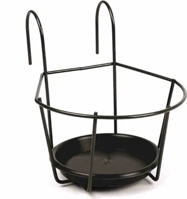 Produktbild von Obal na kvetináč čierny Ø 16 cm na zavesenie