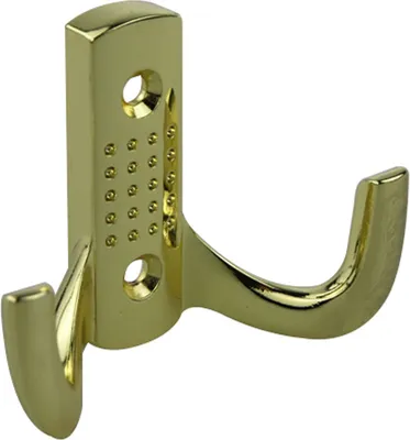 Produktbild von Mantelhaken Ausführung Gold Optik Kleiderhaken Garderobenhaken aus Metall