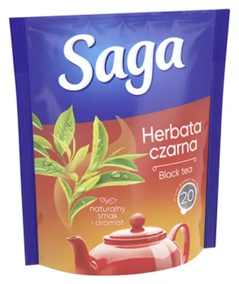 Obrázok produktu pre Saga Čierny čaj 20 vrecúšok