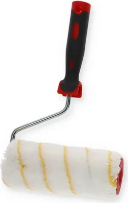 Produktbild von Farbrolle Polyacryl 13mm mit Bügel 18 cm Maler Streich Rolle Dispersion Latex Farbe