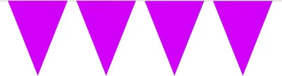 Produktbild von Wimpelkette Lila 10m