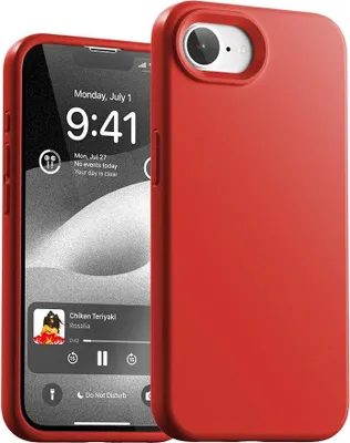Zdjęcie produktu dla Etui Mercury Silicone Do Iphone 16E Czerwony