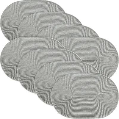 Produktbild von Erwin Müller Tischset Amadora" 8er-Pack silber oval 30x45 cm"
