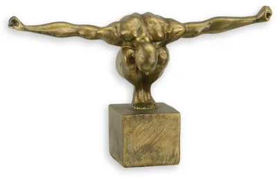 Produktbild von Figur Skulptur Athlet Mann Replikat Retro Design Dekoration