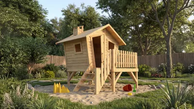Produktbild von Abenteuerhaus Tabaluga SET B x T x H 214,5 x 223,5 x 216