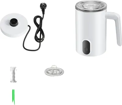 Produktbild von Milchaufschäumer, 4-in-1 Funktionalität, automatische Abschaltfunktion, WEISS