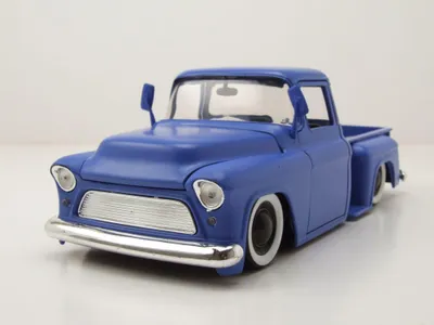 Produktbild von Jada Toys 34295 Chevrolet Stepside Pick Up 1955 blau 1:24