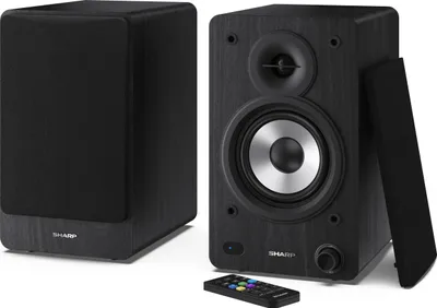 Produktbild von Sharp DR-450 (GR) DAB, DAB+ Digitalradio, Bluetooth, FM Radio, Alarm-/Schlaf und Snooze-Funktion, Holzoptik, Grau