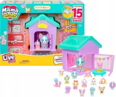 Produktbild von Little Live Pets Mama Surprise Familien – Mama und Welpen
