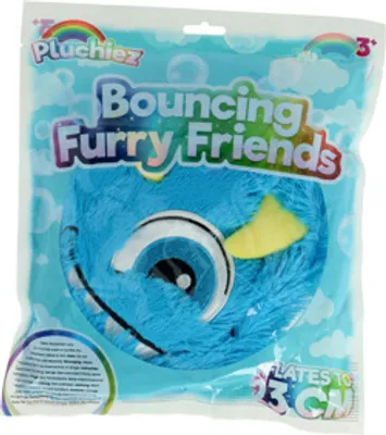 Produktbild von Plüschhüpfende pelzige Monster 23 cm sortiert | 6 Stück