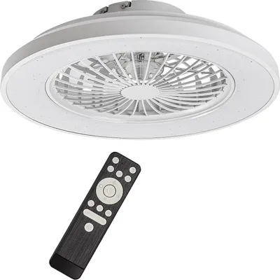 Zdjęcie produktu dla Lampa sufitowa z wentylatorem - Lampowentylator LED 48W z pilotem DALFON2 71332 Rabalux