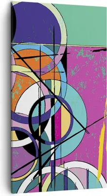 Produktbild von Bild auf Leinwand - Leinwandbild - Abstraktion modern - 45x80cm - Wand Bild - Wanddeko - Wandbilder - Leinwanddruck - Bilder - Kunstdruck - Wanddekoration - Leinwand bilder - Wandkunst - PA45x80-3601