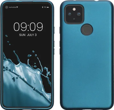 Kwmobile Handyhülle Für Motorola Moto G7 Power – Transparent, Pink-blau Farbverlauf