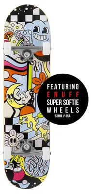 Image de Enuff Meltworld Complete Skateboard Dazed, disponible en 7,25" et 7,75"