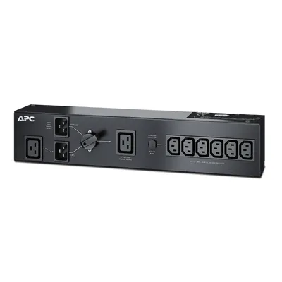 Zdjęcie produktu dla APC Service Bypass PDU 230V 16AMP W/ (6) IEC C13 And (1) C19, RoHS, VDE, REACH, 0 - 40 °C, 0 - 95%, 432 mm, 76 mm