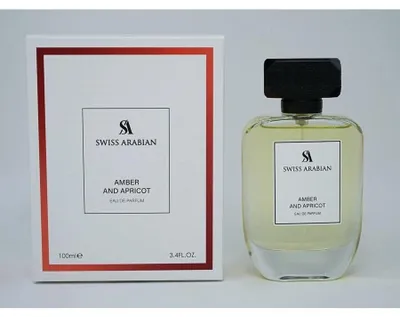 Immagine prodotto di Eau de Parfum svizzera all'ambra e all'albicocca 100ml
