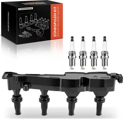 Image de Frankberg 1x Bobine d'allumage+4x Bougie d'allumage pour Citroën Saxo S0 S1 Peugeot 106 II 1A 1C 1.6L 1996-2004