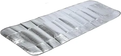 Obrázek produktu pro Karimatka – Izolační podložka – Pro spaní v přírodě – Hliníková izolace – 190 x 60 cm – Šedá
