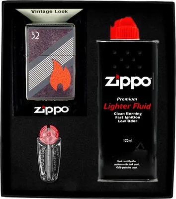 Produktbild von Feuerzeug-Set  ZIPPO  FLAME DESIGN 4 Geschenk No1