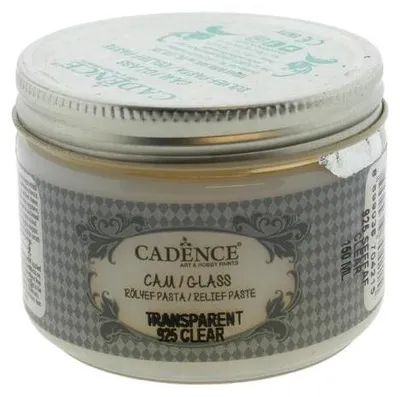 Immagine prodotto di Cadence pasta trasparente per vetro a rilievo 150 ml creativa