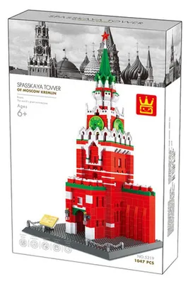Obrázek produktu pro Wange 5219, stavebnice "Spasská věž, Kreml, Moskva"