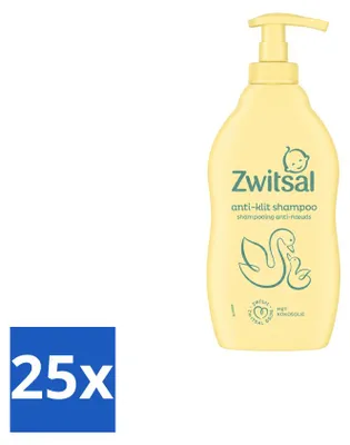 Immagine prodotto di 25 flaconi di shampoo delicato per bambini Zwitsal - 400 ml - confezione  - 25 pezzi