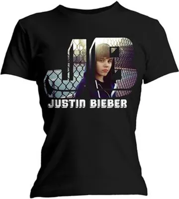 Produktbild von Justin Bieber Photo Black (Skinny Fit) Black S Damen T-Shirt