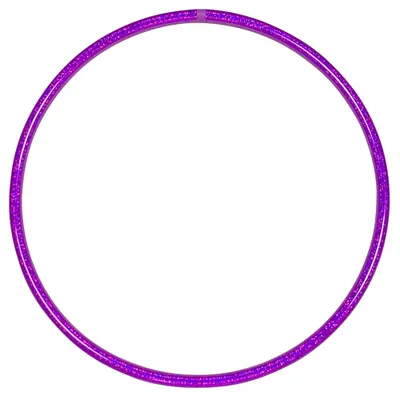 Immagine prodotto di Hula Hoop da circo, colori glitter, Ø 70 cm viola