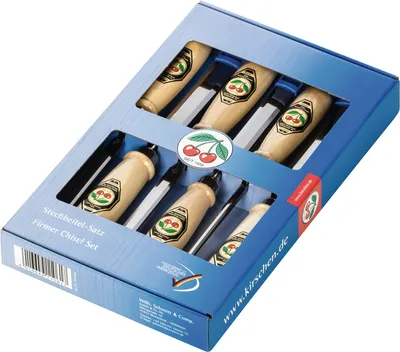Zdjęcie produktu dla Wiśnie - zestaw dłut - 6 sztuk - w pudełku ekspozycyjnym