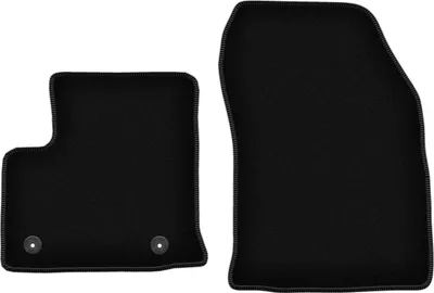 Image de Wielganizator Tapis avant de sol velours sur-mesure pour Citroen e-C4 (2021-, hatchback) noir, jeu 2 pièces, fixations