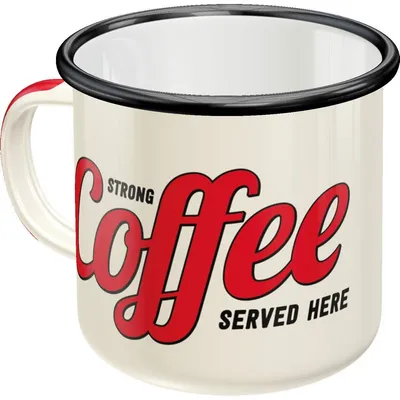 Zdjęcie produktu dla Kubek Emaliowany Strong Coffe