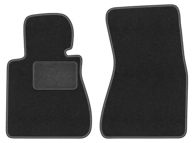 Immagine prodotto di Tappetini anteriori in moquette per BMW 7 E66 2001-2008 (berlina lunga) – 2 pezzi, grigio grafite, su misura – Wielganizator LUX