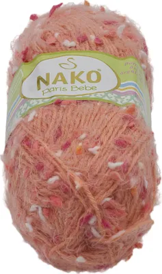 Zdjęcie produktu dla Przędza PARIS BEBE – 100 g / 175 m – różowa, biała