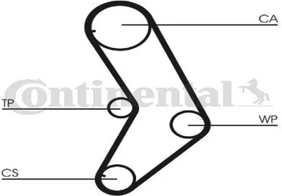 Produktbild von Contitech Zahnriemen  CT999