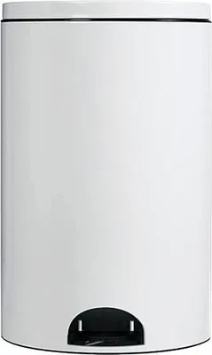 Image de Poubelle  à pédale 20l blanc - Rossignol - 90253 - Élora