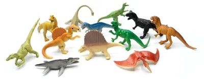 Produktbild von 11x Dinosaurier Set Tierfiguren Aufstellfiguren Dino Dinos Figuren erwachsen