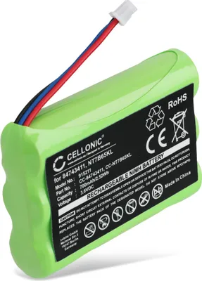 Immagine prodotto di subtel 1x Batteria per Telefono fisso Compatibile con Polycom DECT 4020, DECT 4040, DECT 3040, AH-AAA600F – (700mAh, 3.6V)