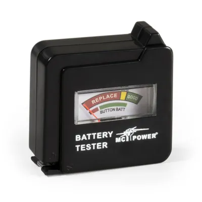 Produktbild von Batterietester McPower EL-BT 6 für AAA AA C D 9 V Batterien