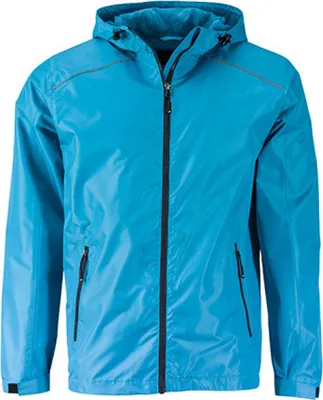 Produktbild von Herren Jacke Men`s` Rain Jacket - Wind- und wasserdicht - Farbe: Turquoise/Iron Grey - Größe: XL