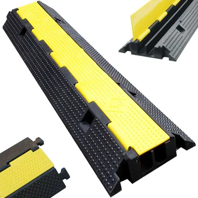 Produktbild von Mocny Próg Osłona Najazd Kablowy Ochrona Na Kable 1M 100Cm Pomost 2Kanałowy