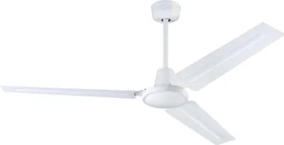 Produktbild von Energiespar Deckenventilator mit Fernbedienung Industrial Weiß 142 cm