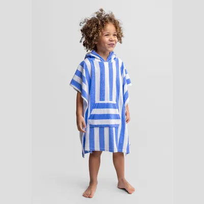 Produktbild von Minoti Strandkleider Baumwolle Kapuze Blau Gr. 98 116 für Jungen