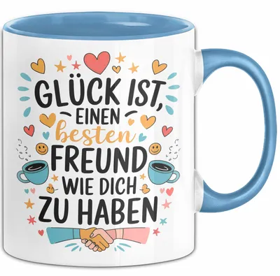 Produktbild von Beste Freundin Tasse Geschenkidee Eine Beste Freundin (Blau)
